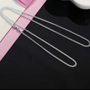 925 Sterling Silver 22" in. Chain Necklace For Pendant Jewelry Fashion Gift NEW!